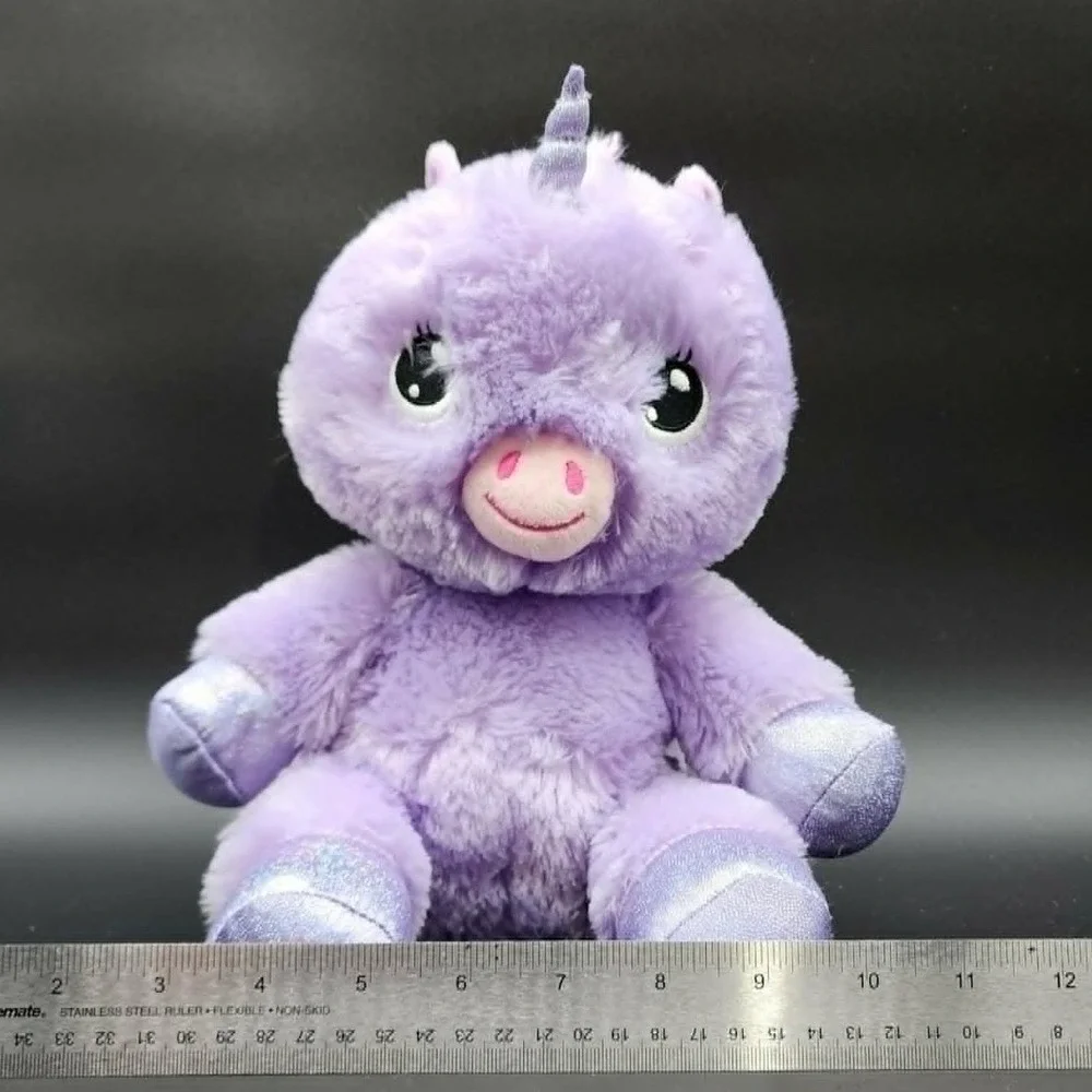 Purple Unicorn Plush Kids 10